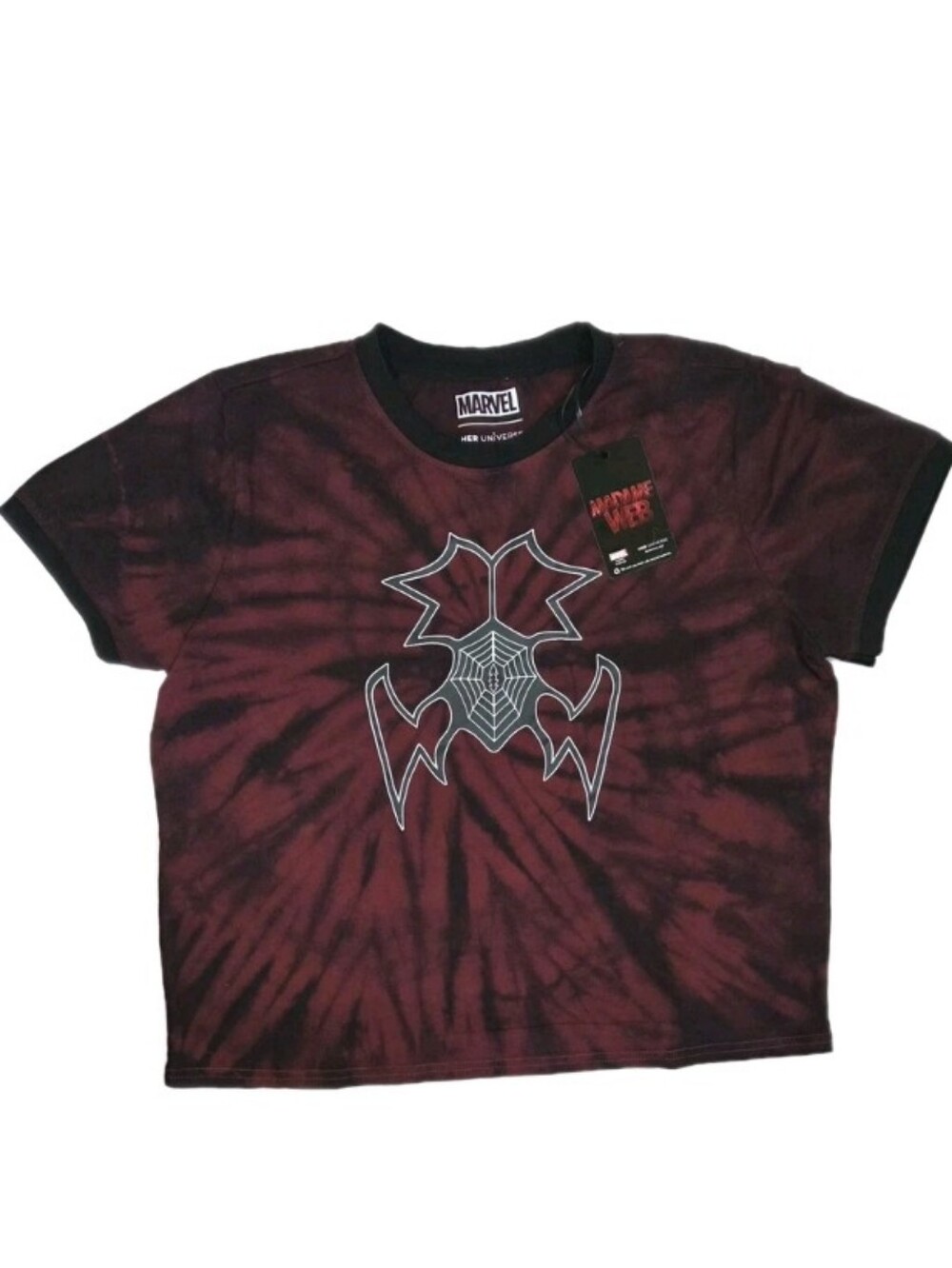 New Her Universe Marvel Madame Web Baby T Shirt Size 2X/3X Tie Dye Screen Print